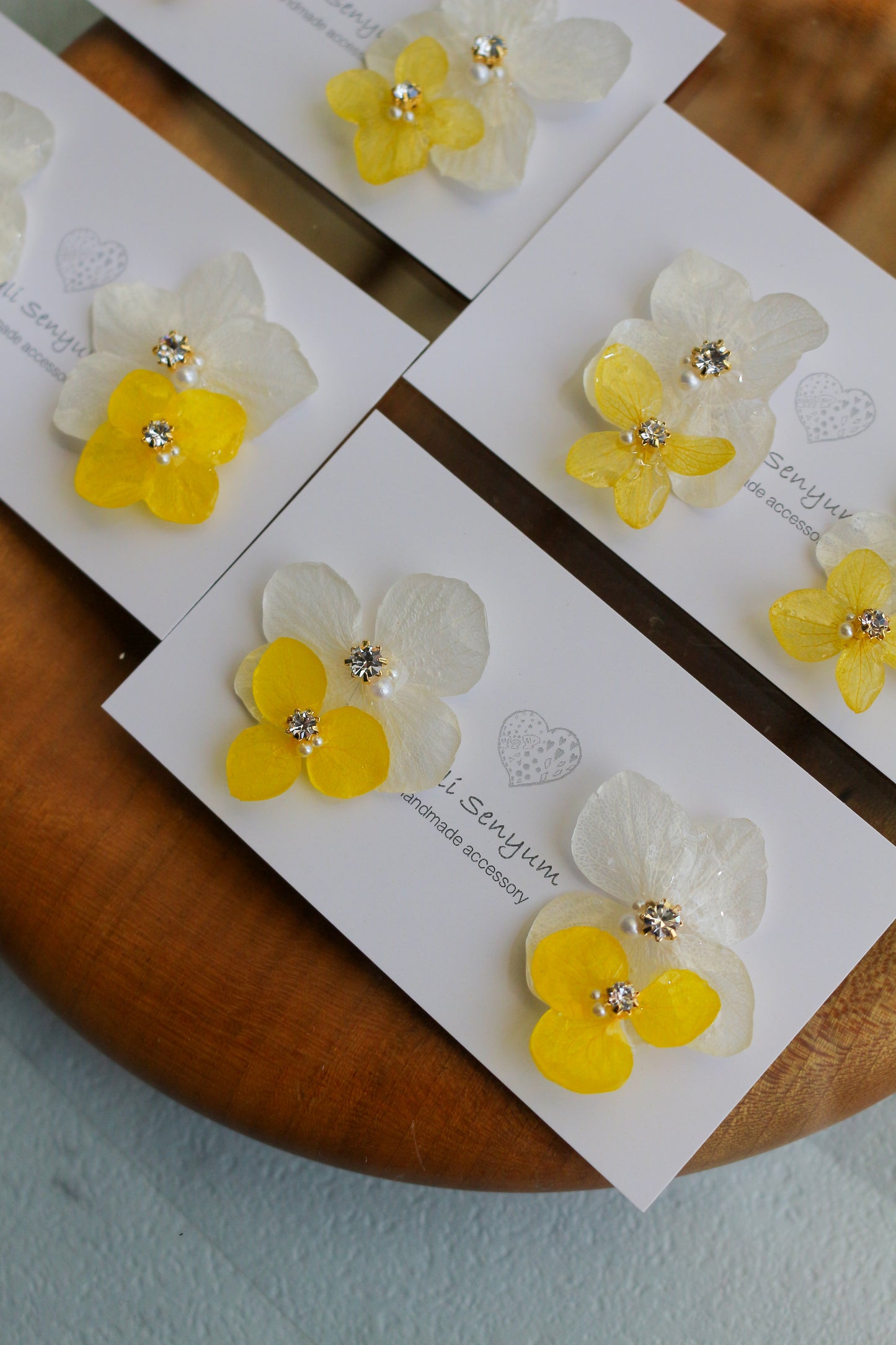 Paired Hydrangea No.14 - Titanium Pierce(ピアス)Limited item