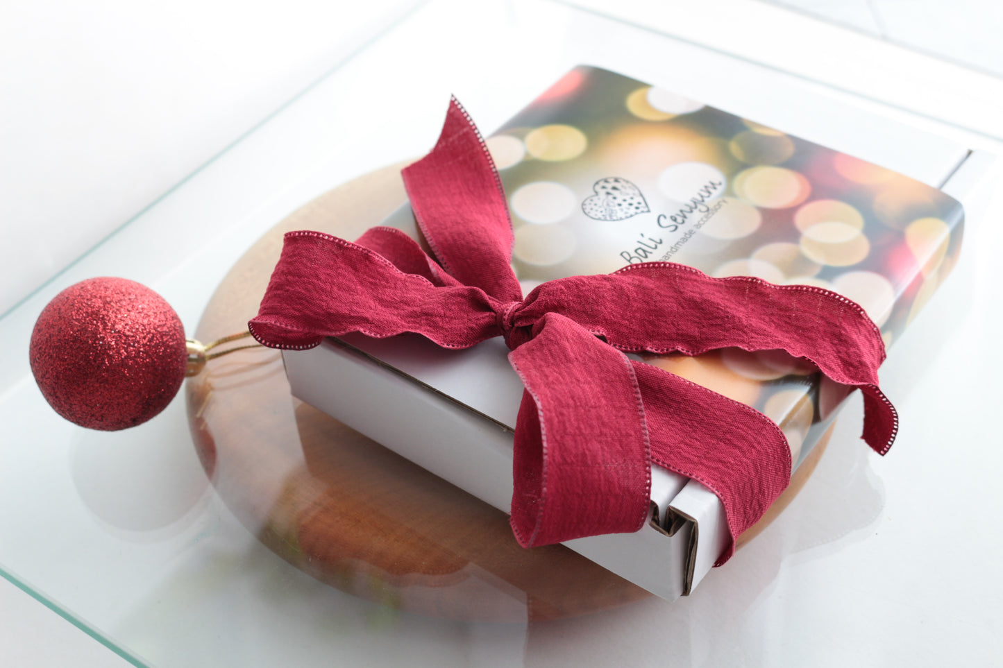 Christmas Wreath Earring (White Christmas) #21