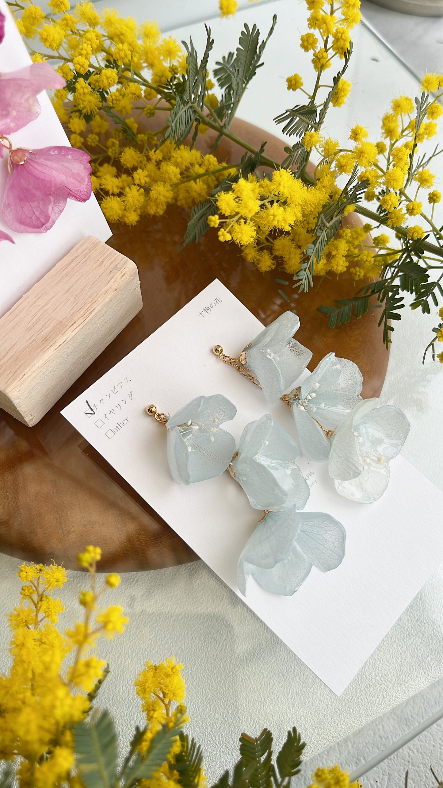 "Hanayome" Collection Earring No.49 パーツ選べます