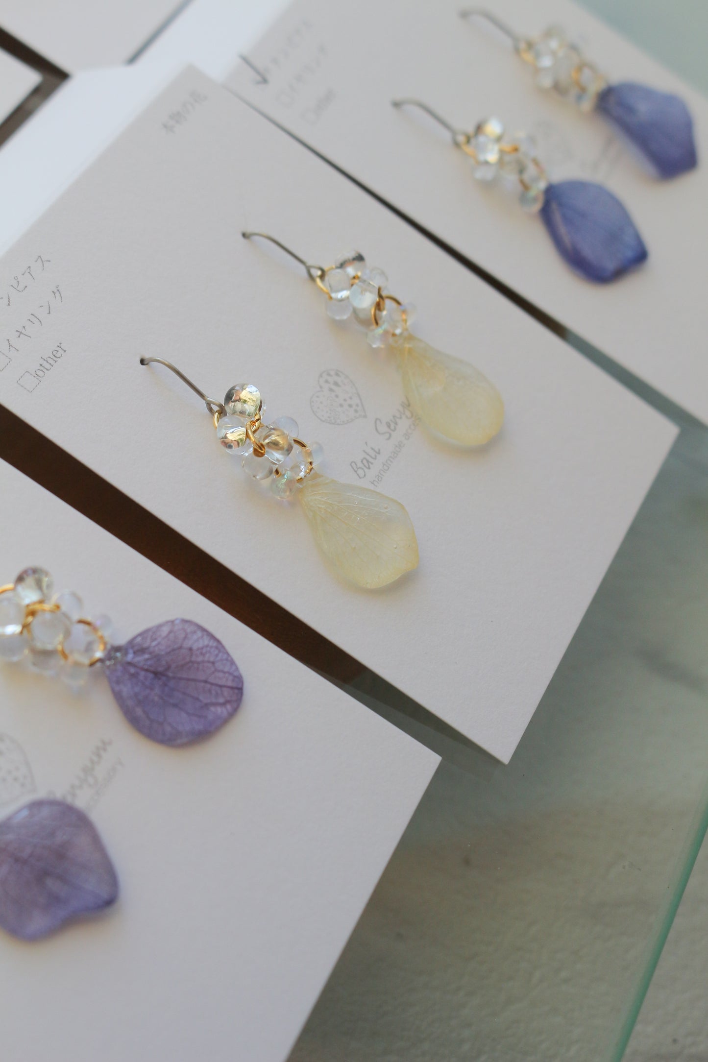 Hydrangea TSUBU Earrings - No.3