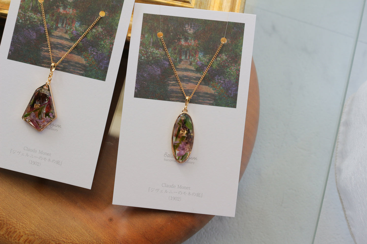Claude Monet's Inspired Necklace - ジヴェルニーの庭