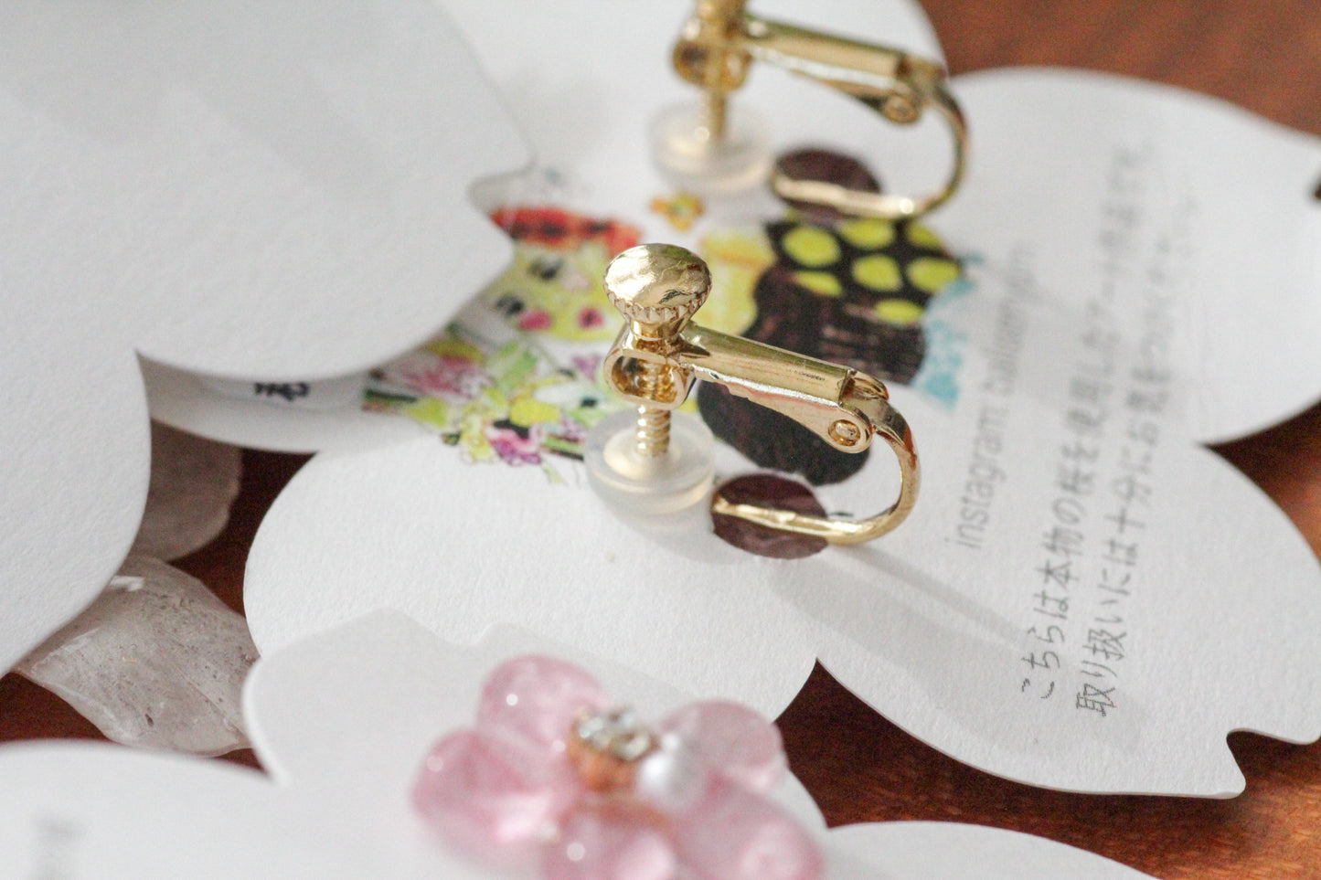 Someiyoshino Sakura Earrings - Small size 小サイズ
