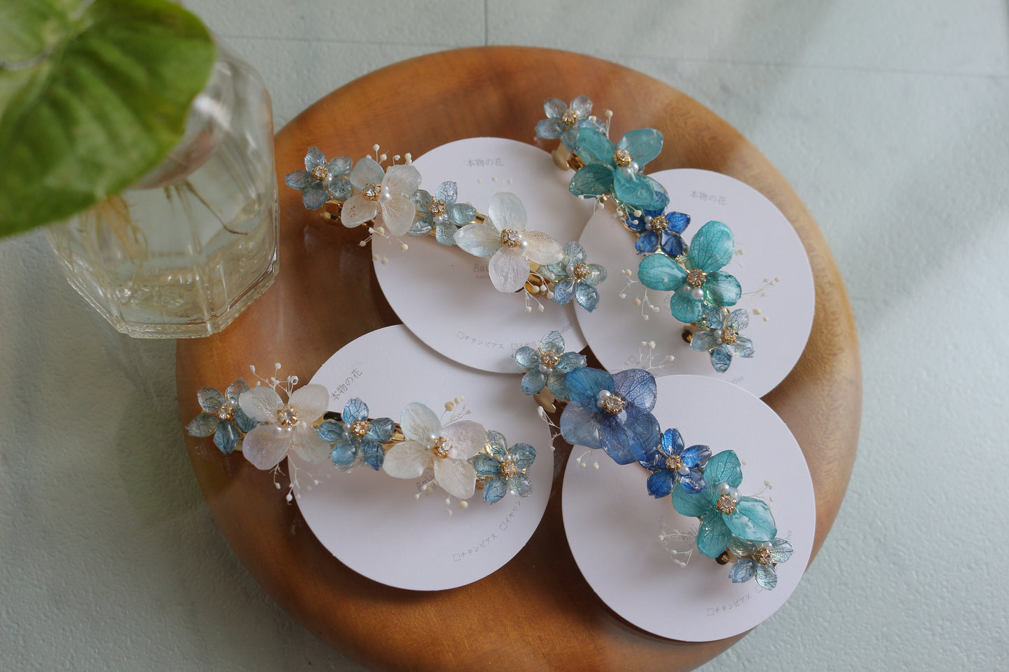 Hydrangea Hair Barrette No.38