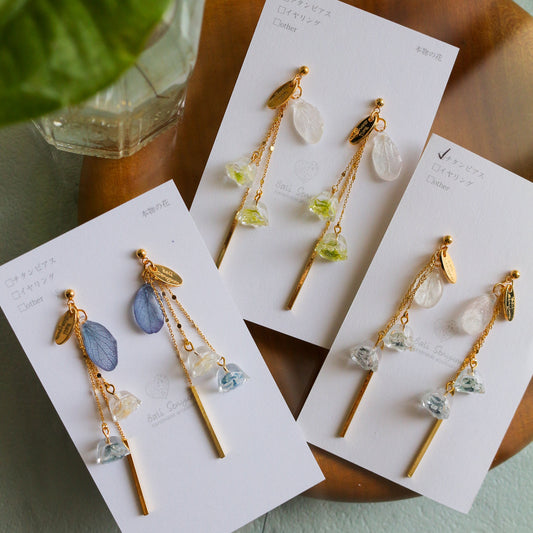 Floral Earring- 残暑の風 No.1