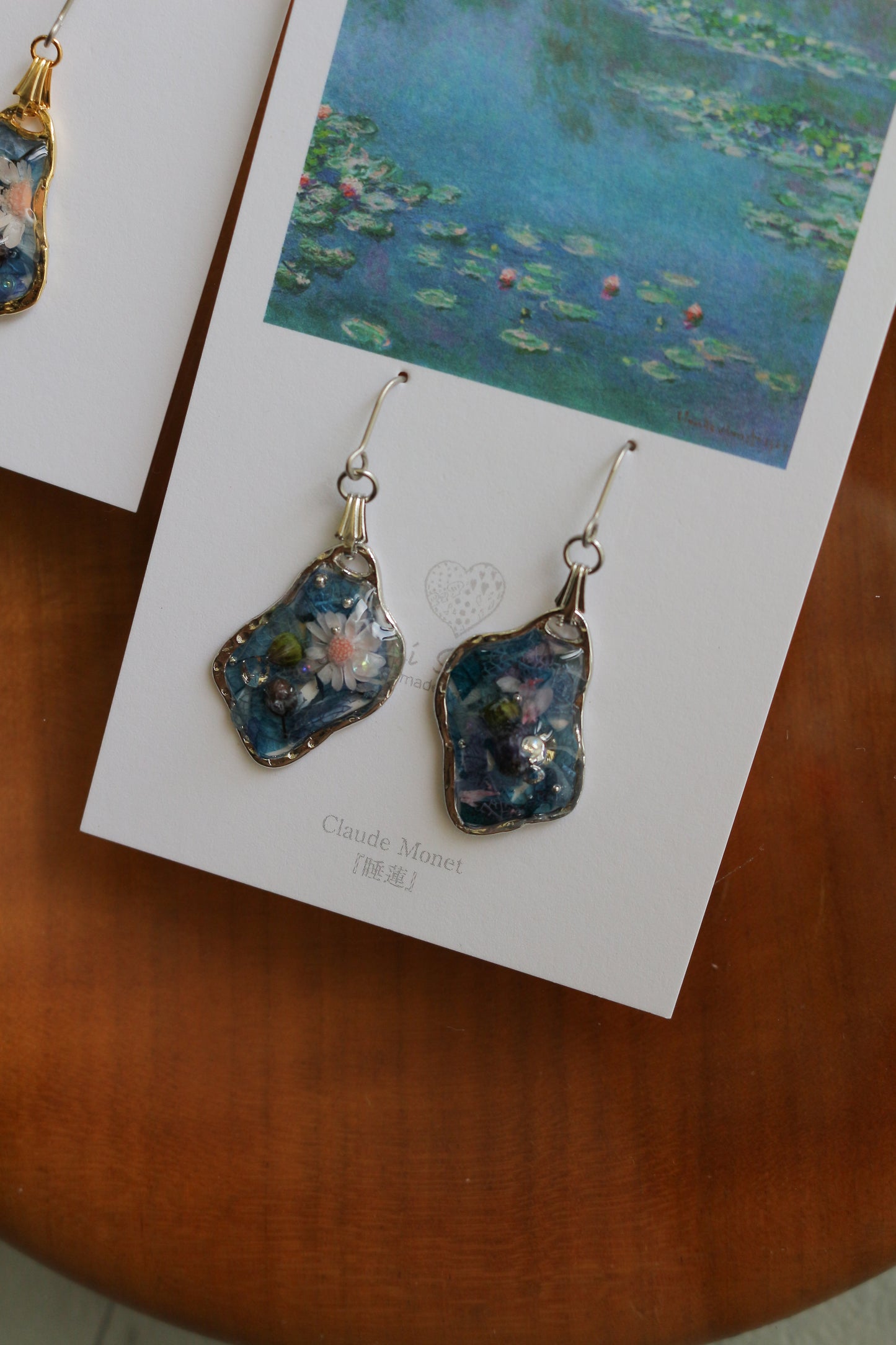 Claude Monet Water Lilies Inspired Dangling -睡蓮