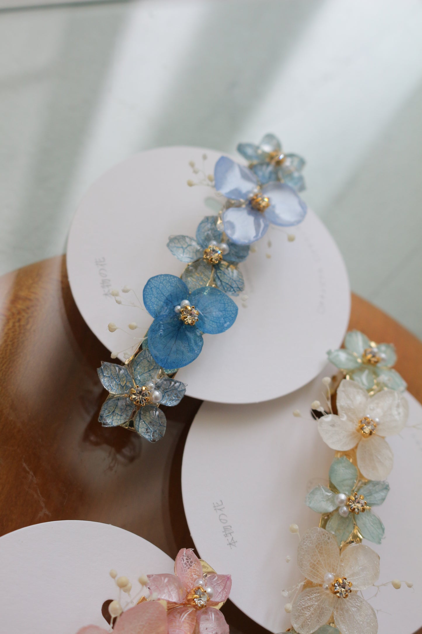 Hydrangea Hair Barrette No.36