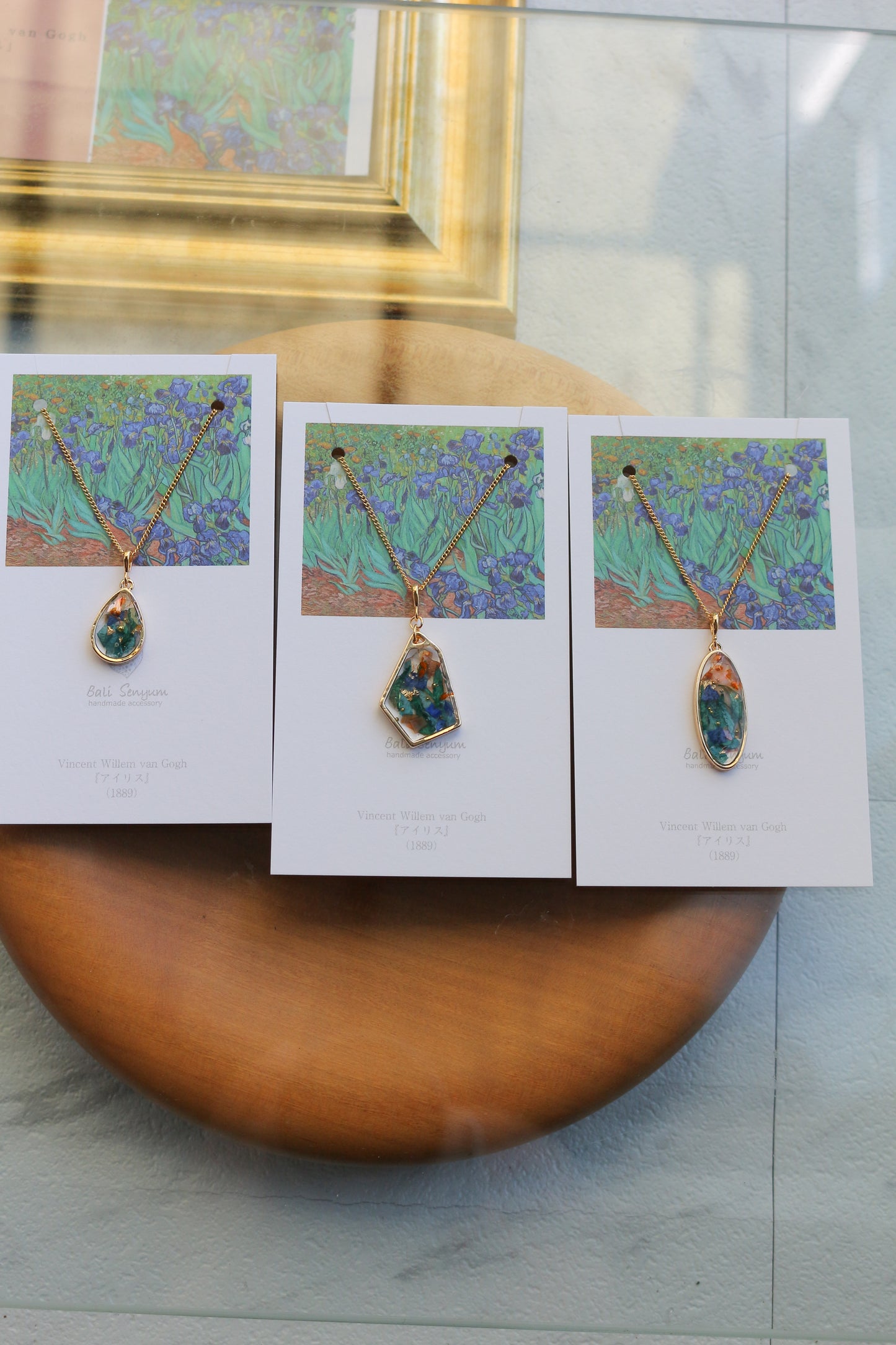 Gogh's Irises Inspired Necklace - アイリス