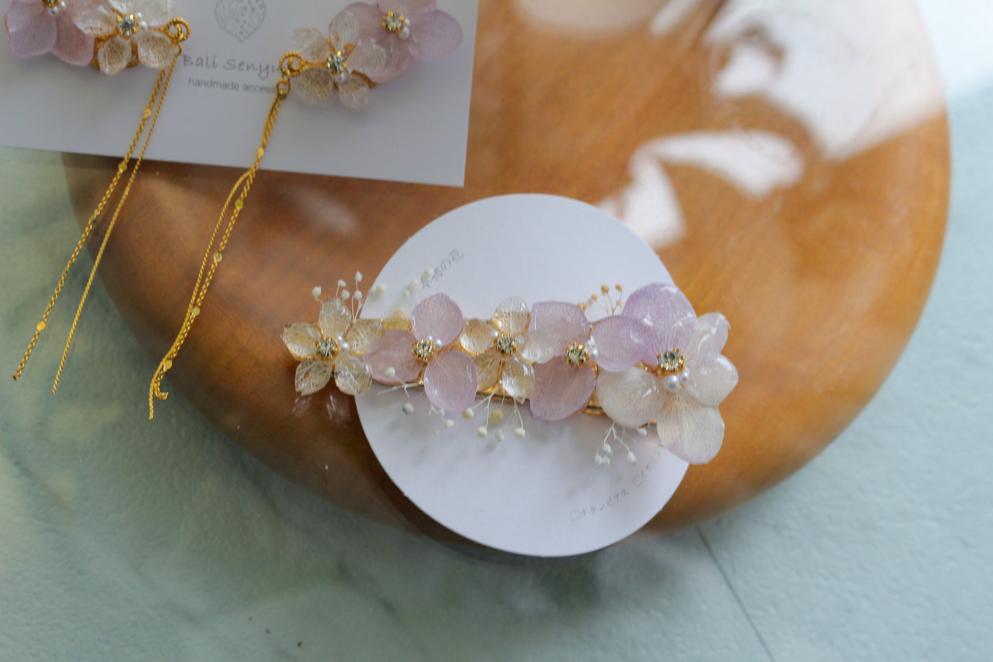 Hydrangea Big Hair-Clip No.1