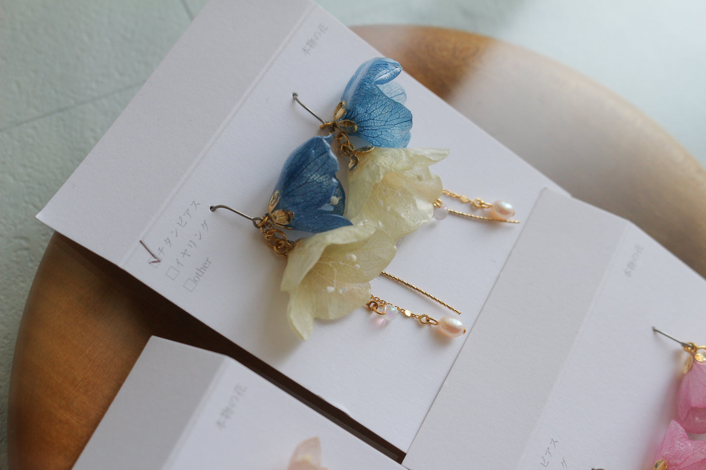 SUZUYOME2 Original Flower Earrings - No.10