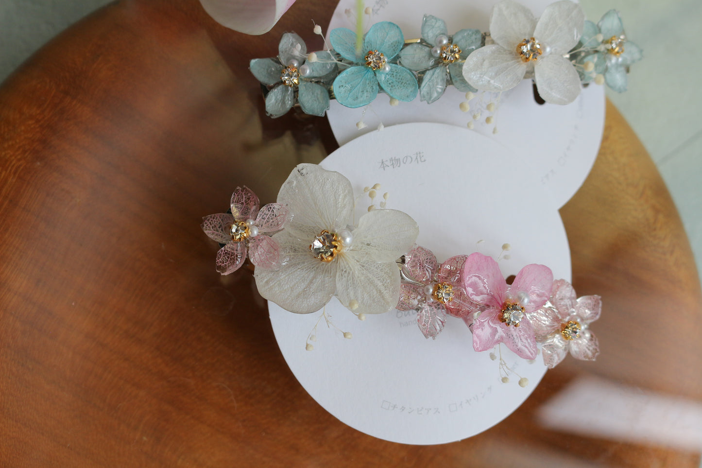 Hydrangea Hair Barrette No.34