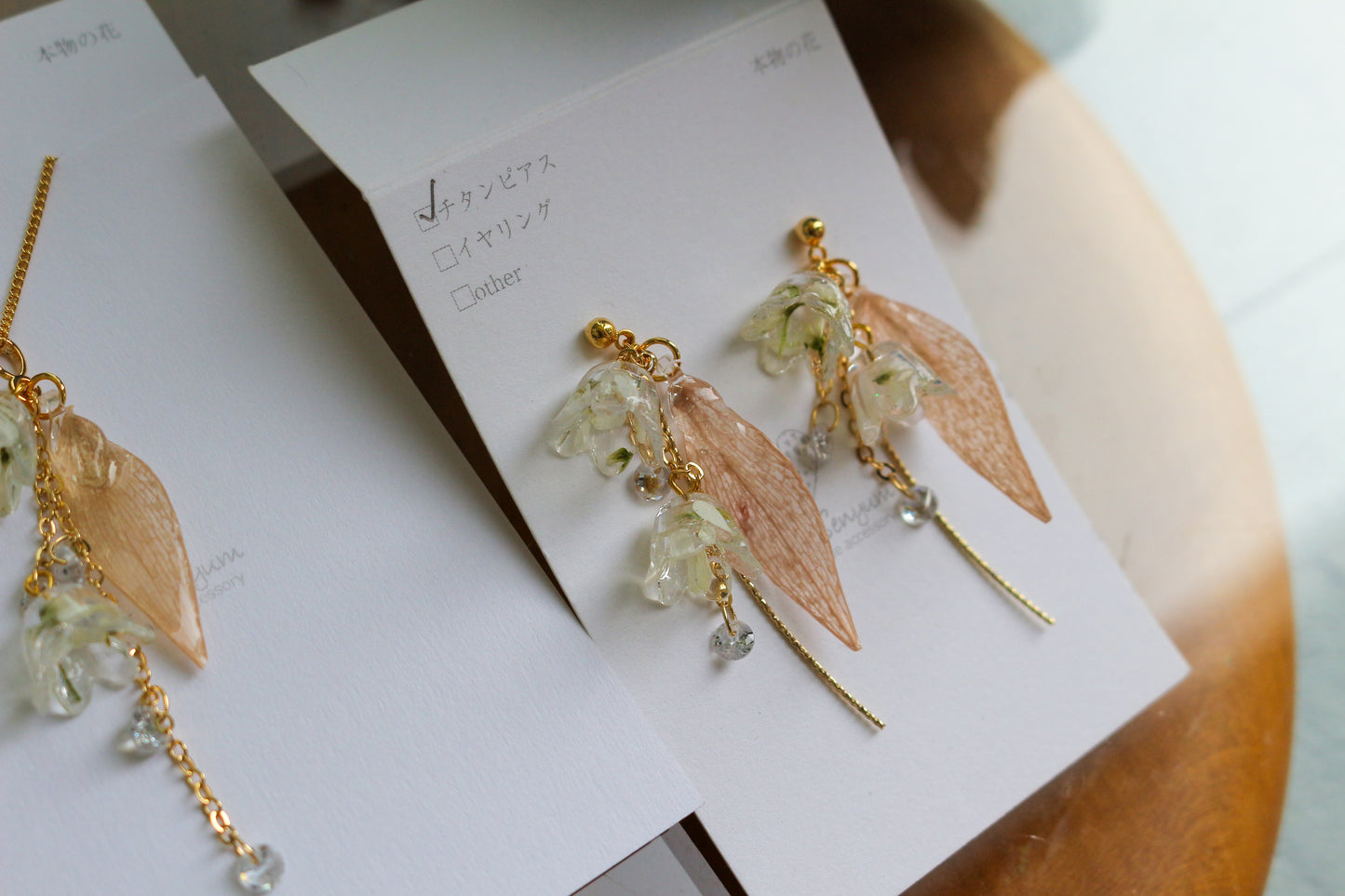 Lily of the Valley SUZURAN Pink Earrings