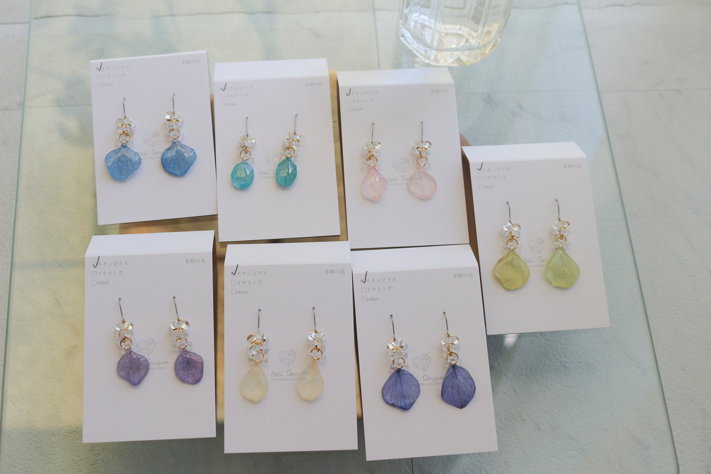 Hydrangea TSUBU Earrings - No.3