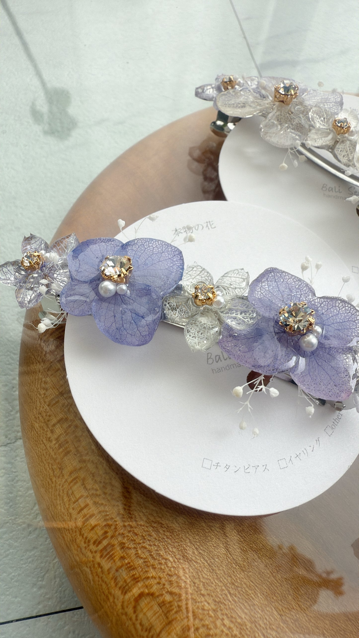 Hydrangea Hair Barrette No.13