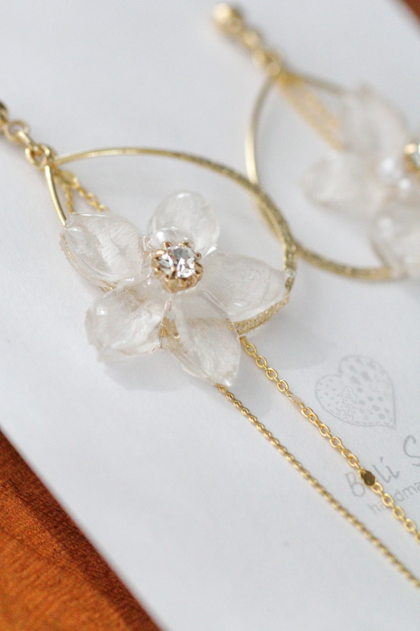 Teadrop Someiyoshino Sakura Earrings #S021