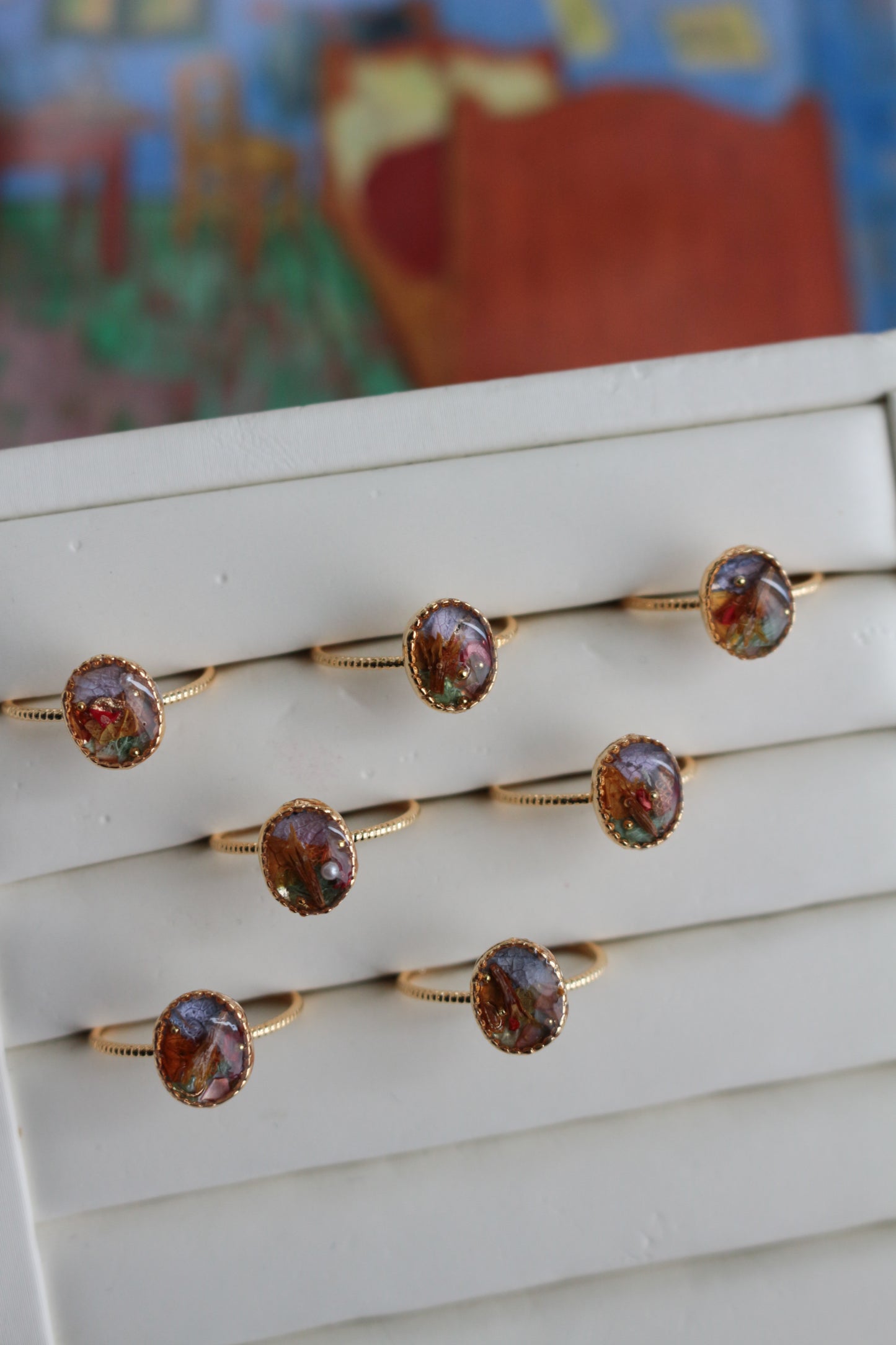 Gogh Inspired Ring No.1 - ゴッホの寝室