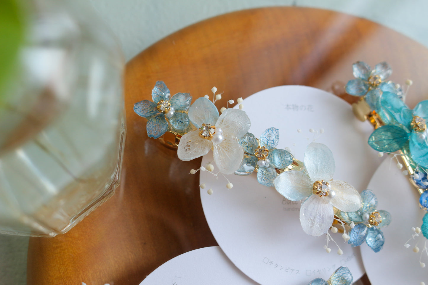 Hydrangea Hair Barrette No.38