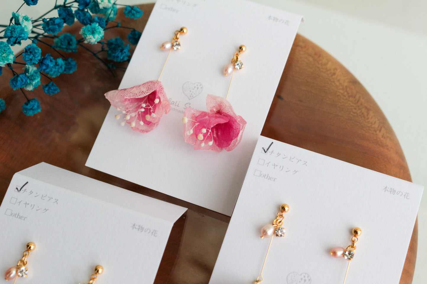 Flower Skirt-  No.2 ピアスorイヤリング