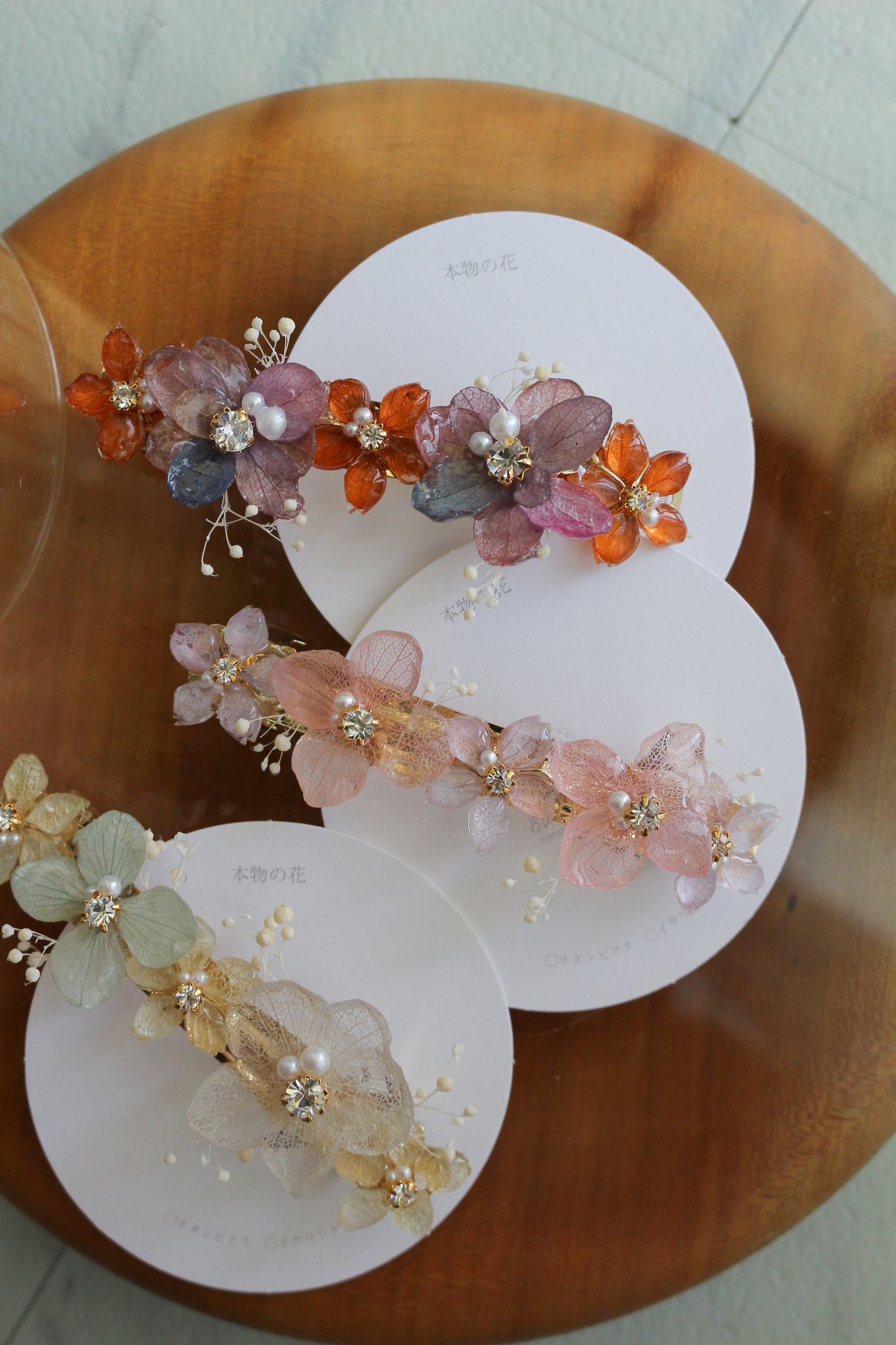 Hydrangea Hair Barrette No.41