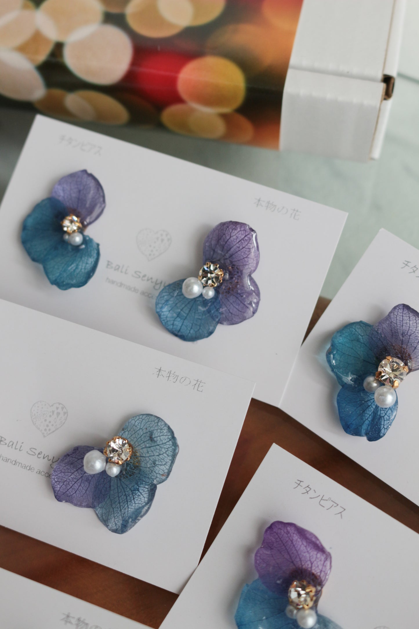 Hydrangea Wing No.134- Titanium Pierce(ピアス)