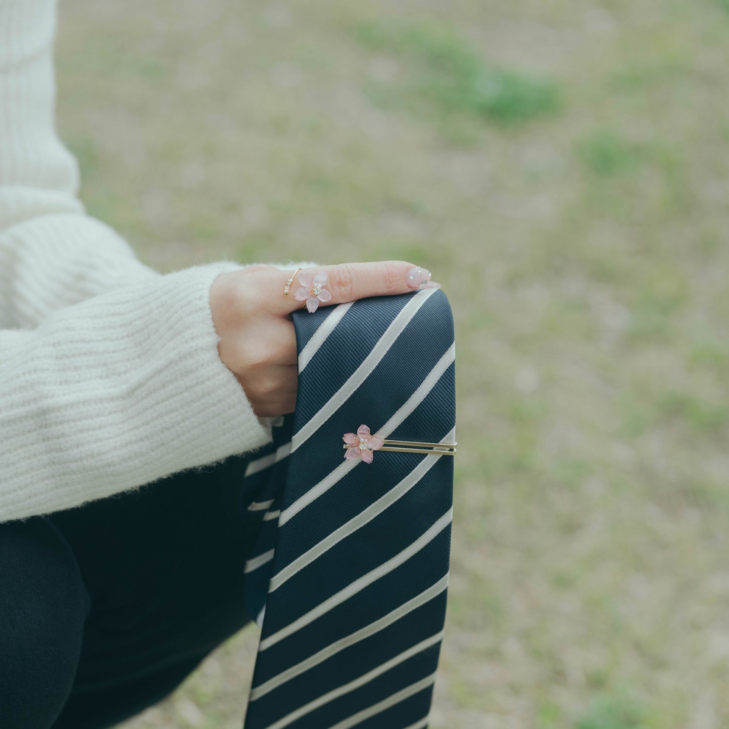 Sakura Tie Pin 桜ネクタイピン