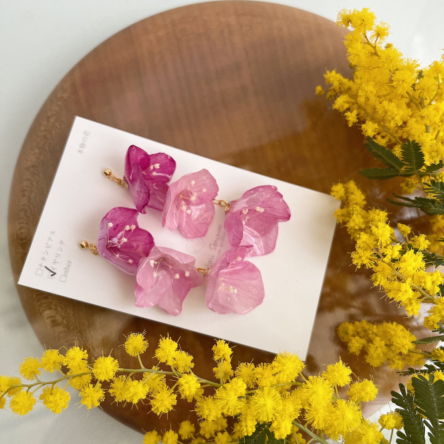"Hanayome" Collection Earring No.49 パーツ選べます