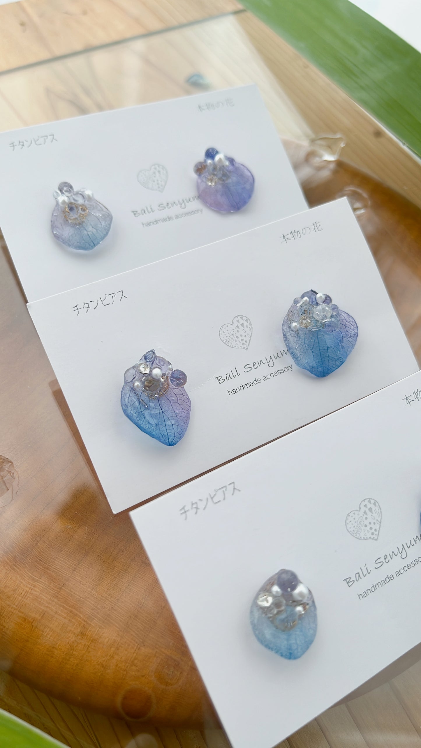 Water Droplet Earrings - 水滴 - Titanium Pierce(チタンピアス)