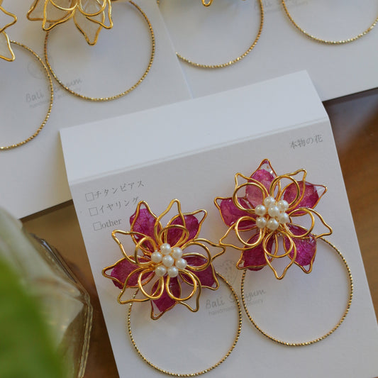 Three Layer Flower with Hoop