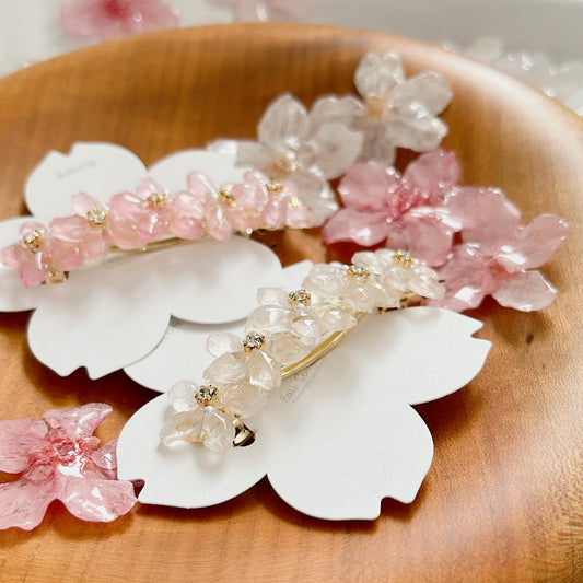 Five Someiyoshino Sakura Hair Barrette #S037