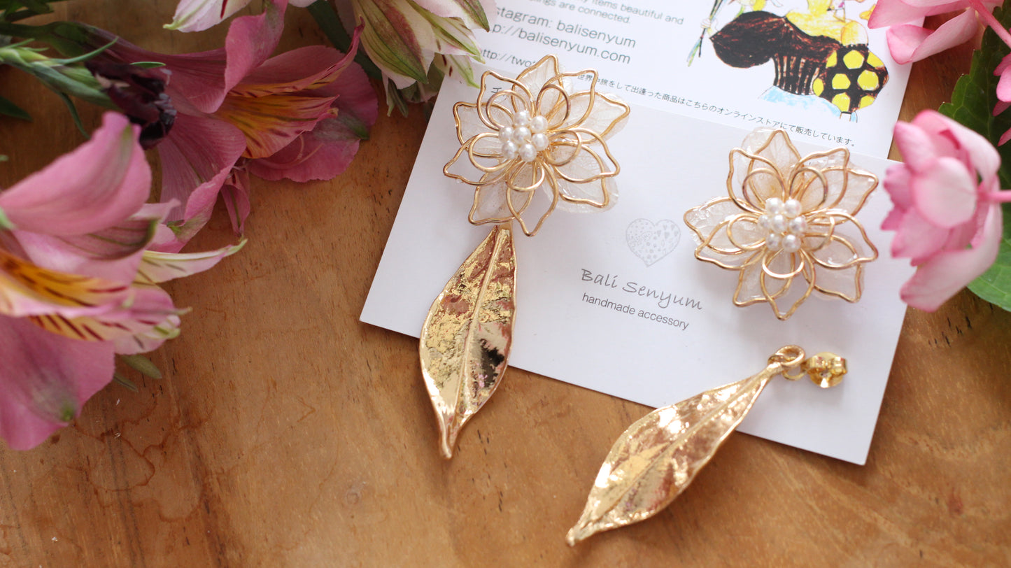 Three Layer Flower Earrings