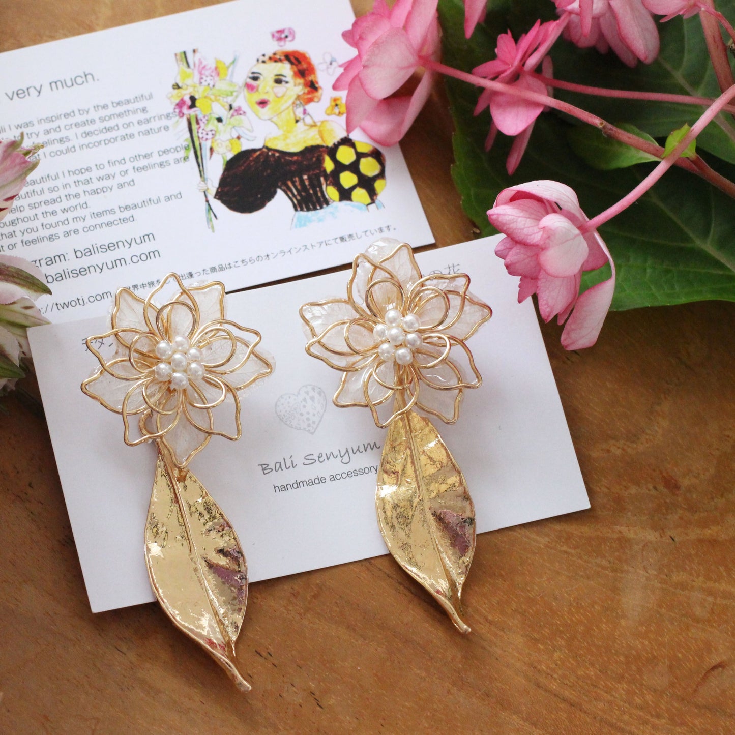 Three Layer Flower Earrings