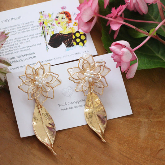 Three Layer Flower Earrings