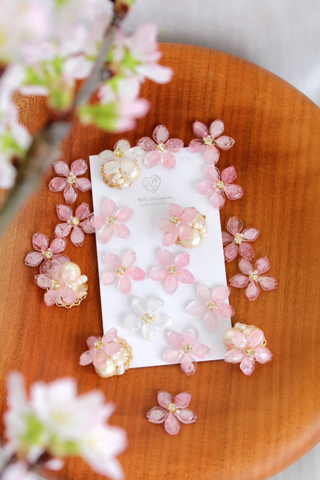 Someiyoshino Sakura Earrings - Small size 小サイズ