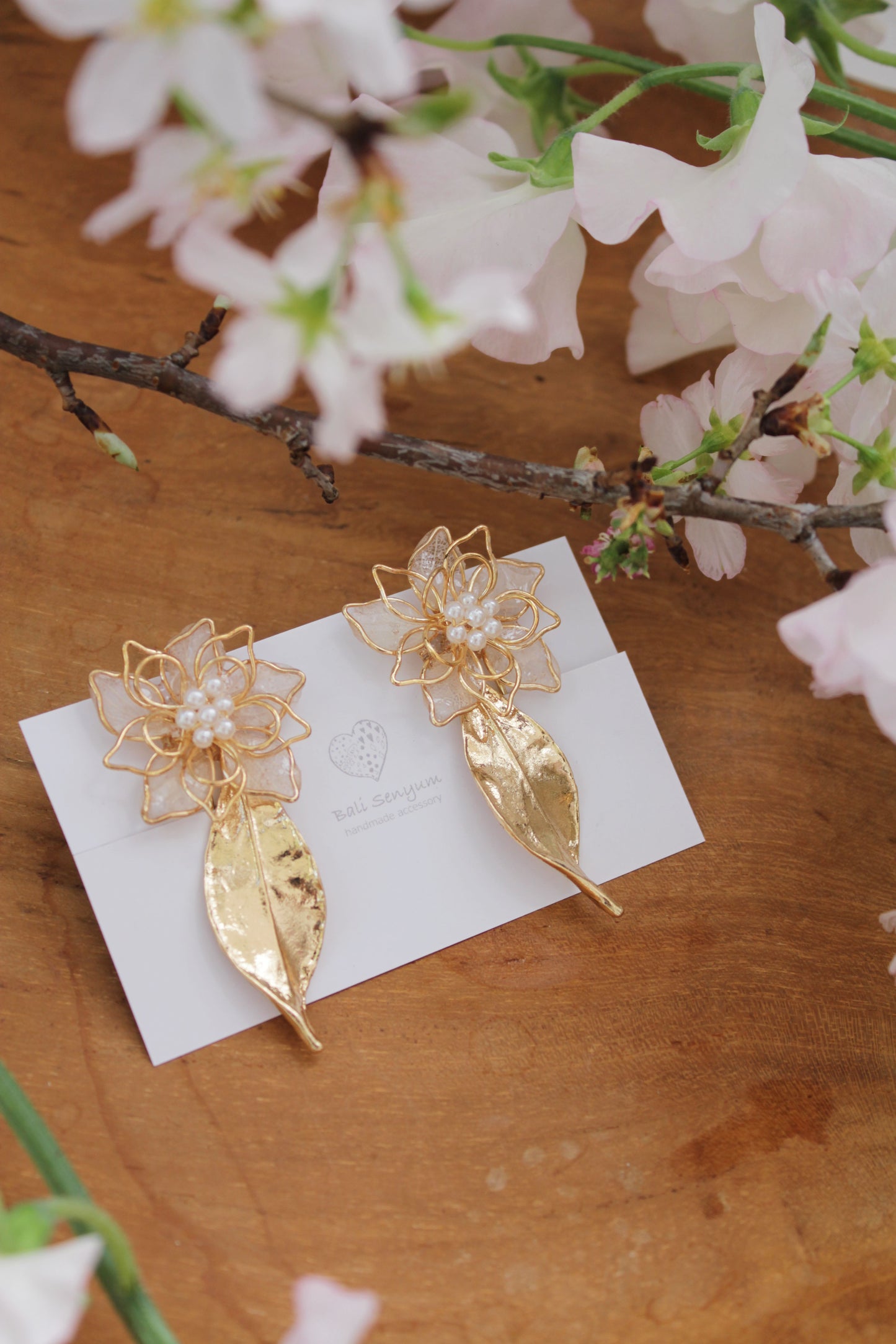 Three Layer Flower Earrings