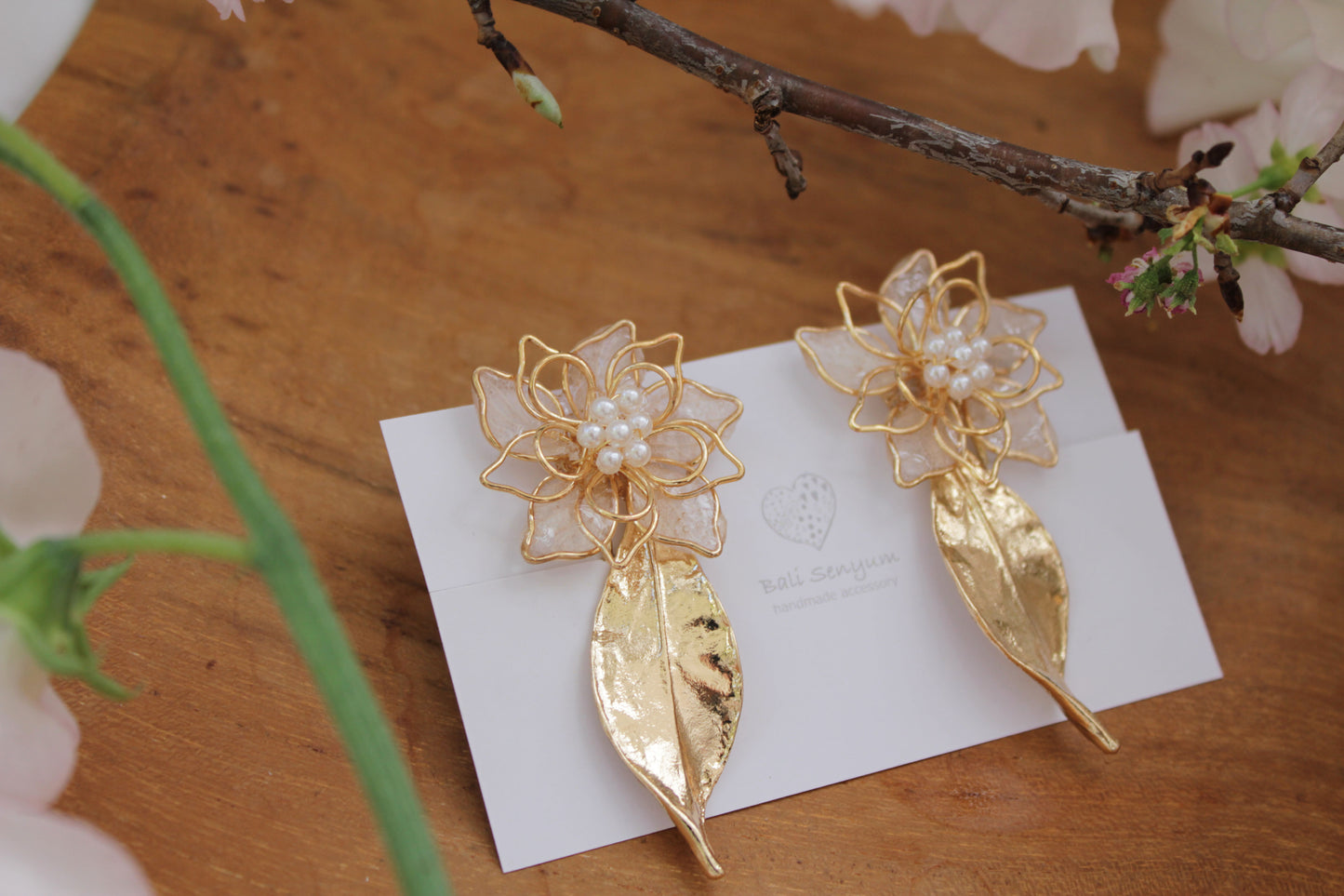 Three Layer Flower Earrings