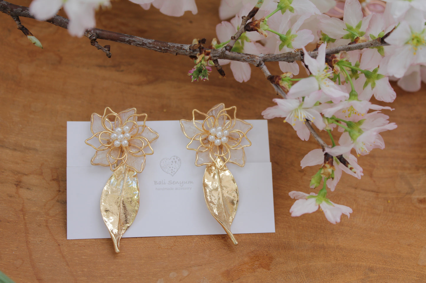 Three Layer Flower Earrings