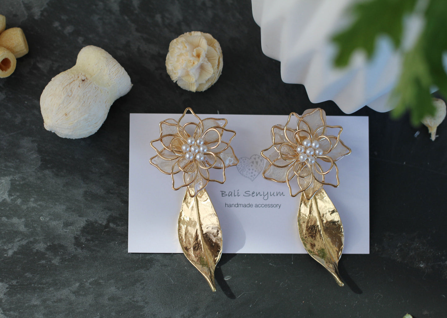 Three Layer Flower Earrings