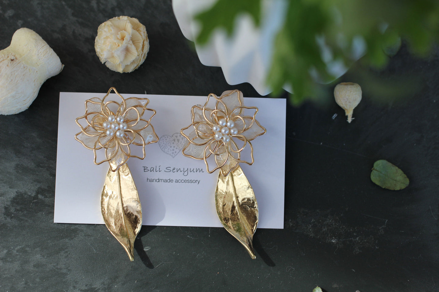 Three Layer Flower Earrings
