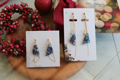 Christmas Triangle Earrings