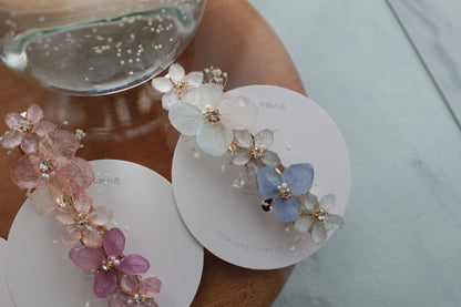Hydrangea Hair Barrette No.44