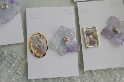 Hydrangea and Flower Medallion No.4 パーツ選べます。