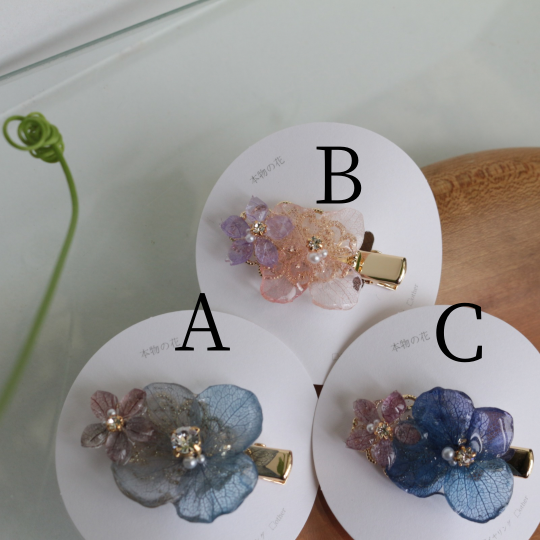 Hydrangea Hair Accessories No.12