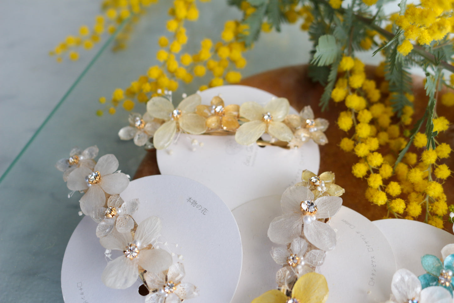 Hydrangea Hair Barrette No.45