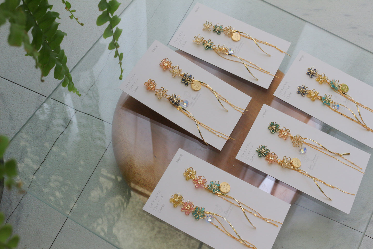 Oshikatsu Hydrangea Earrings No.2 ピアスorイヤリング