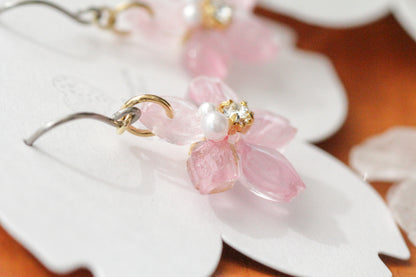 Dangling Someyoshino Sakura Earrings- Small #S020