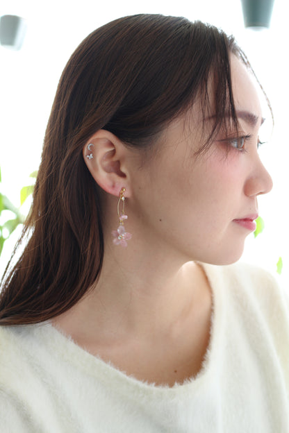 Someiyoshino Sakura Hanami Earrings