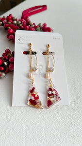 Colorful Christmas Earring No.1