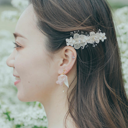 Hydrangea Hair Barrette No.13