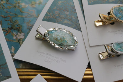Gogh's Inspired Hair Clip - アーモンドの花