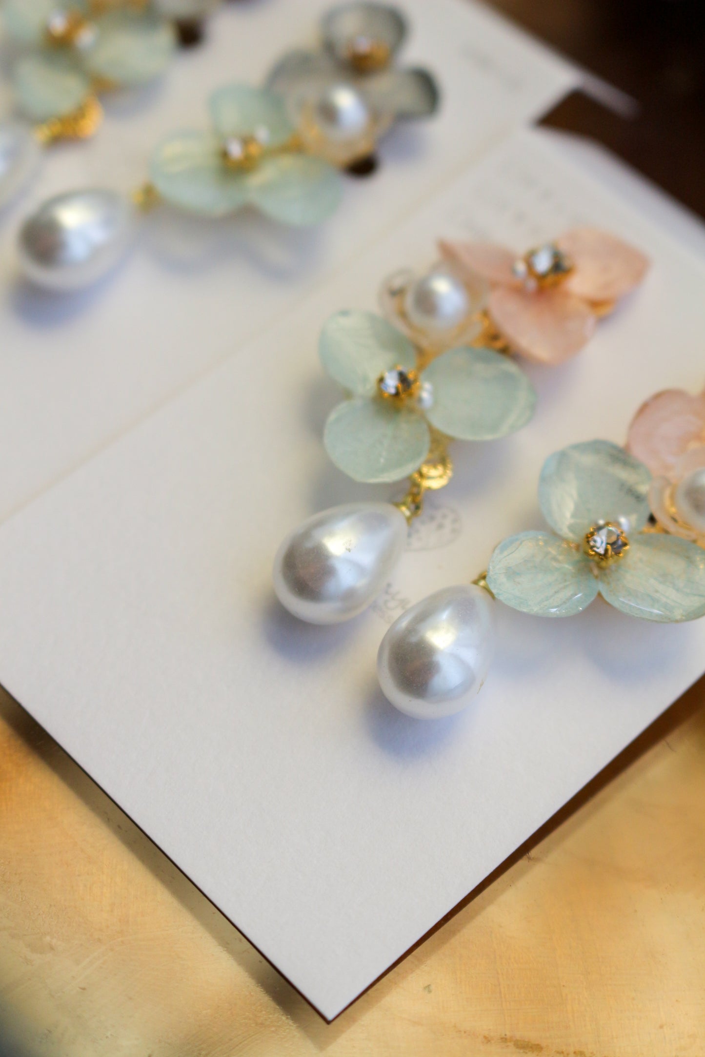 Hydrangea Path Earrings No.1 イヤリング　Clip-on
