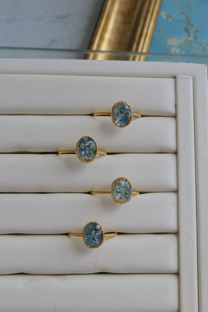 Gogh Almond Tree in Blossom Inspired Ring No.1 - アーモンドの花